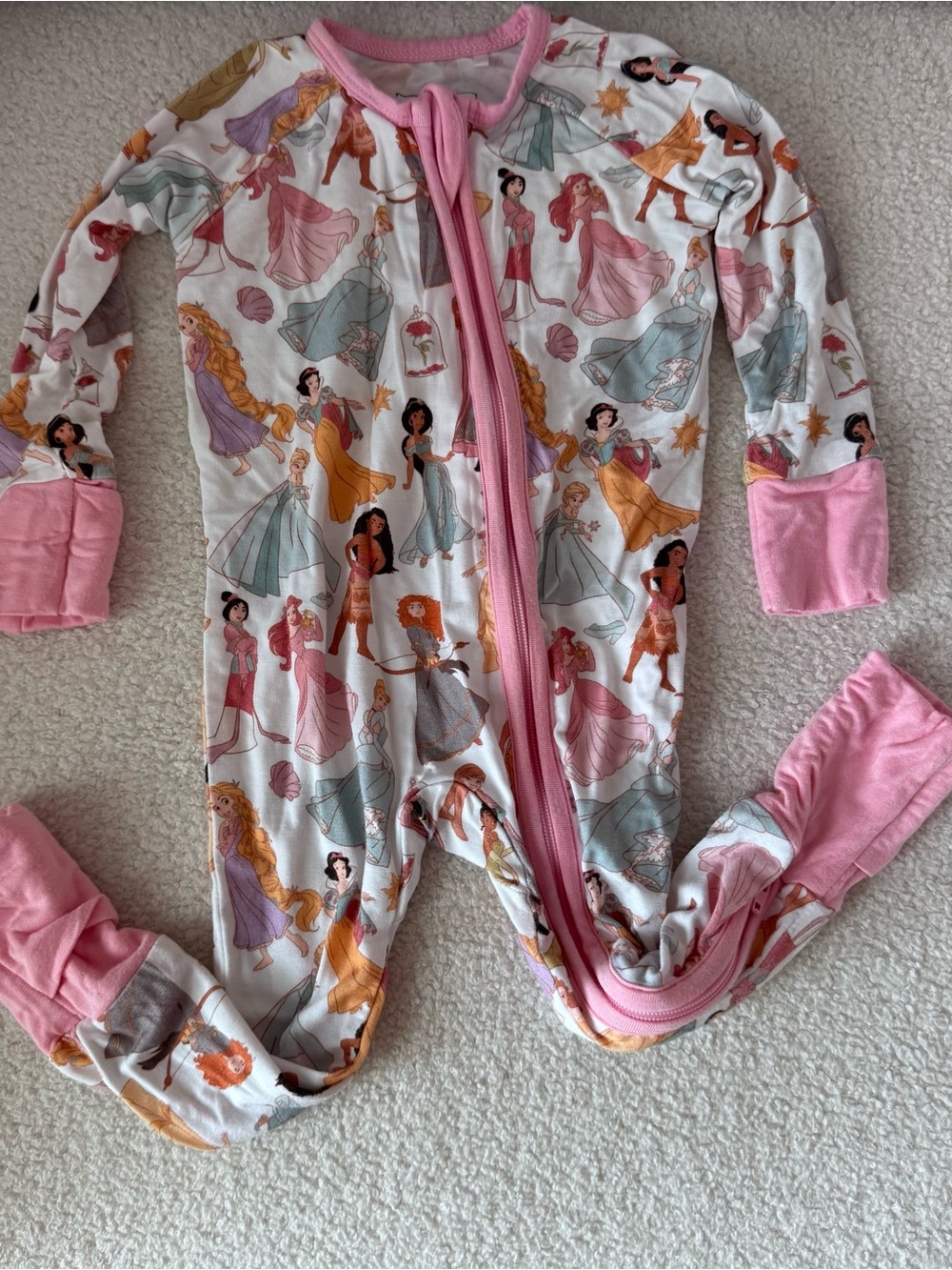 Disney Princess One-Piece Pajamas